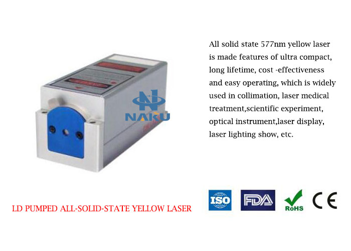 577nm High Stability Yellow Laser 1~30mW